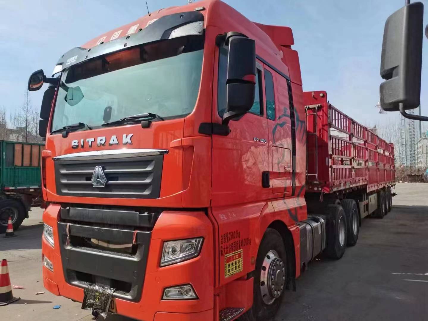 二手半掛牽引車報價