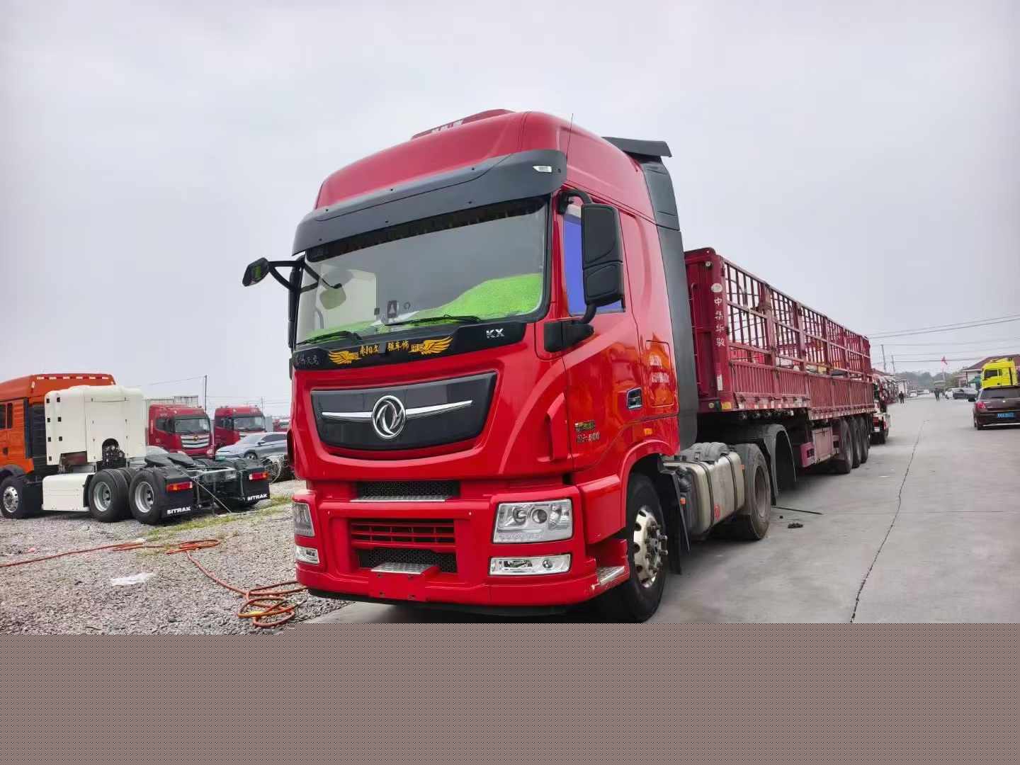 二手東風天龍牽引車，二手牽引車市場